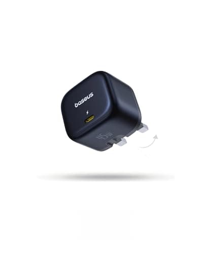 45W USB C Charger, Baseus PPS Fast Charger, USB C Charging Plug, Laptop Compatible, Super Fast Charging for Samsung Galaxy S24 Ultra/S24/S23+/Note20, iPhone Air/17/17 Pro Max, Pixel, Macbook etc