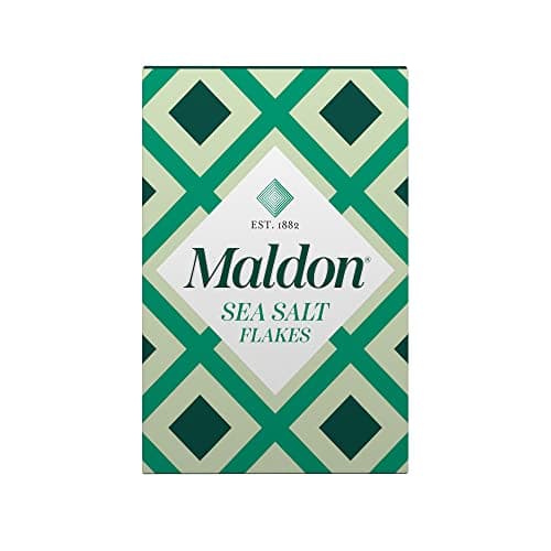 Maldon - Sea Salt Flakes, Unique Pyramid Shaped Salt Flakes, Perfect for a Wide Range of Dishes, Hand-Harvested for Four Generations, 250g Box