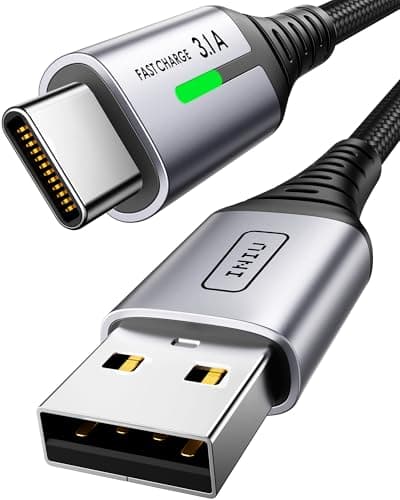INIU USB C Charger Cable, 2m USB A to USB C Cable 3.1A Fast Charging