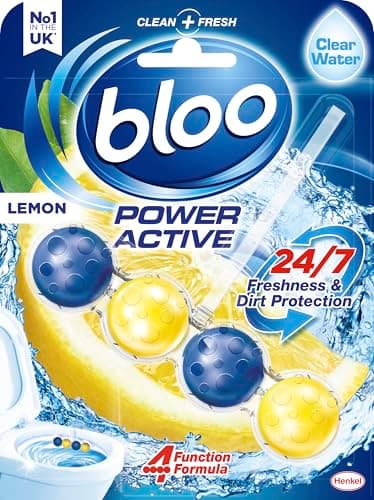Bloo Power Active Toilet Lemon Rim Block, 50g