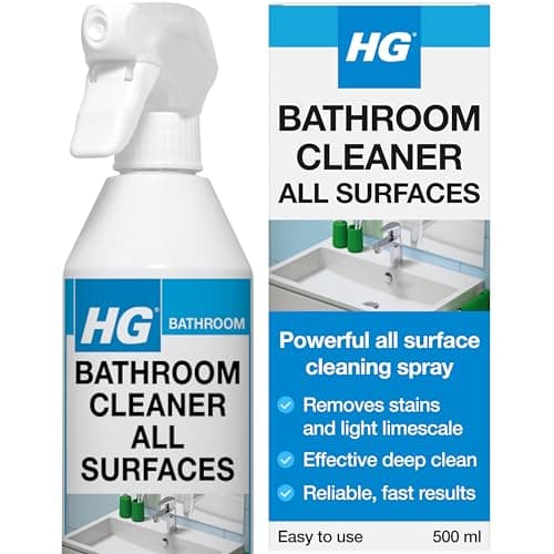 HG Bathroom Cleaner Spray | Cleans Tiles, Sinks & Shower Screens | 500ml