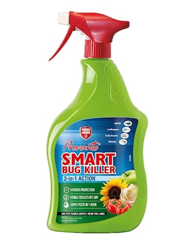 Provanto Smart Bug Killer, 1L - Fast Acting Bug Killer Spray - Stops Pests In 1 Hour - Insect Repellant - Contact And Systemic Insecticide With 8 Weeks Protection