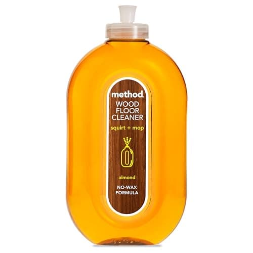 Method Wood Floor Cleaner, Moisturising Oil, Surface Spray, Gently Cleans and Shines, Almond Natural Scent, Pack of 1, 739 ml