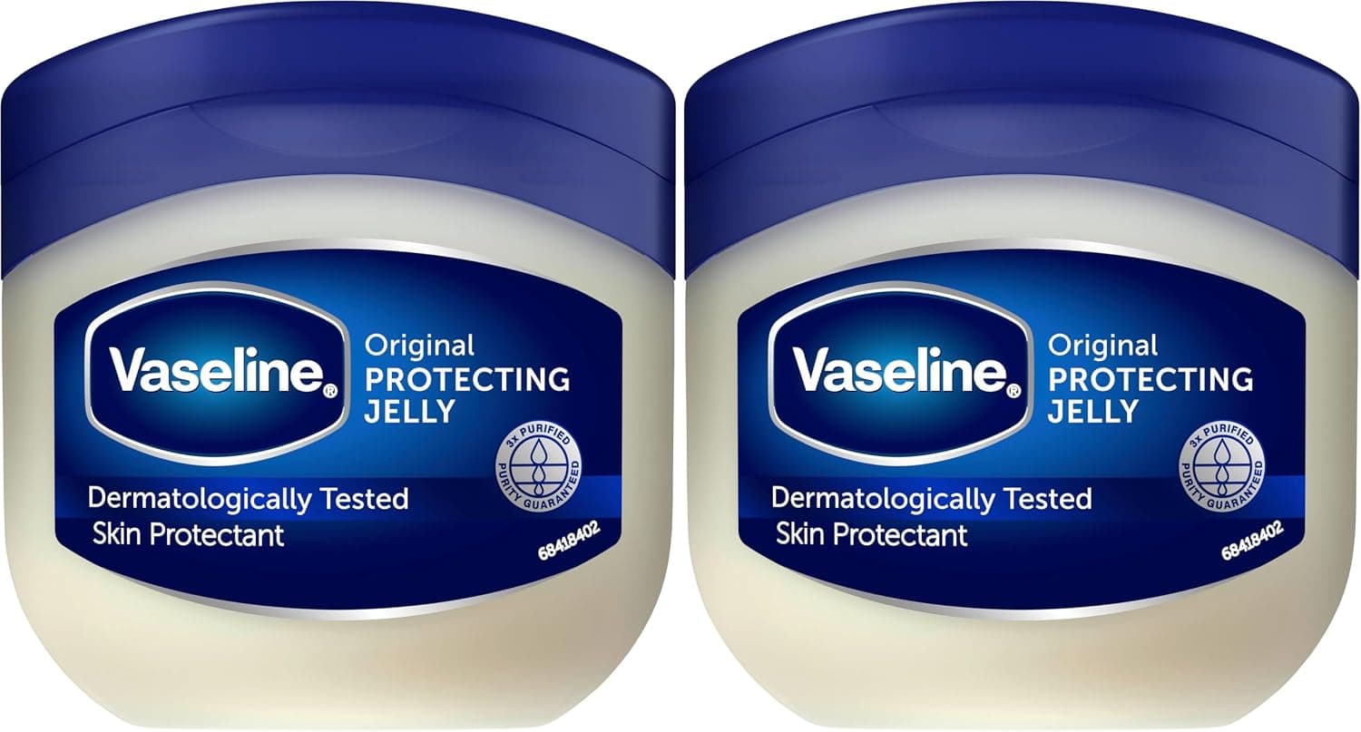 Vaseline Original Pure Petroleum Jelly, 50ml, 100746803 (Pack of 2)